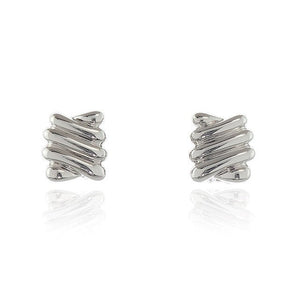 Safara Silver Clip On Earrings