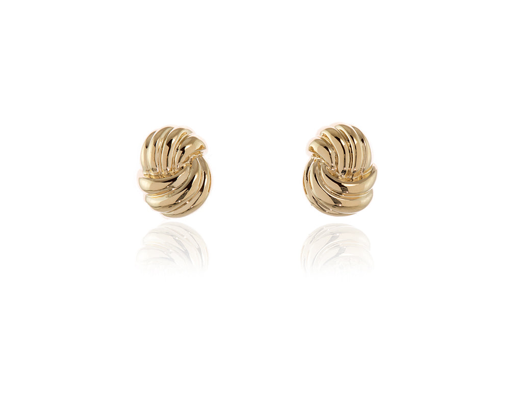 Lael Gold Clip On Earrings