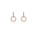 Load image into Gallery viewer, Lara Drop Rose Gold Earrings
