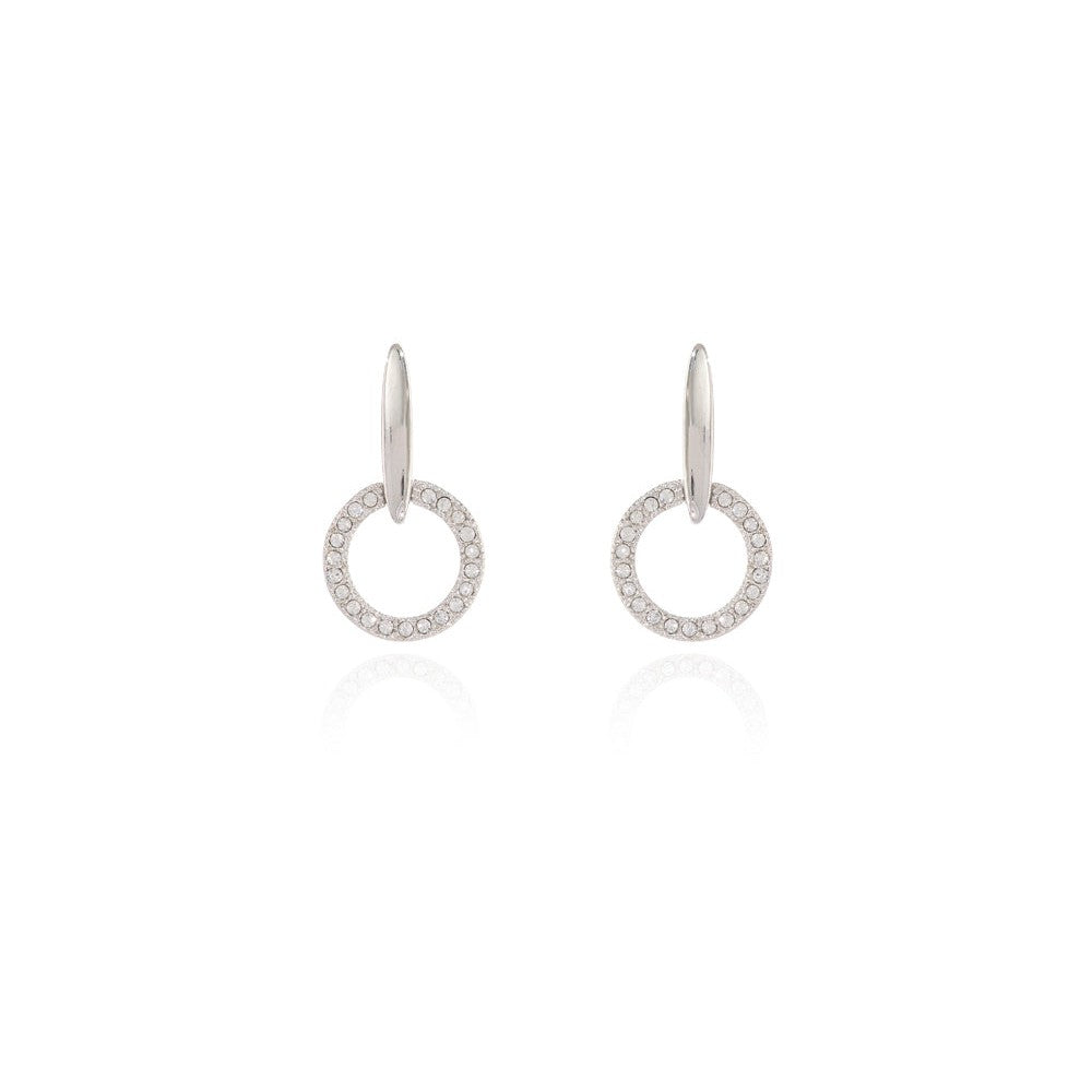 Lara Drop Silver Earrings