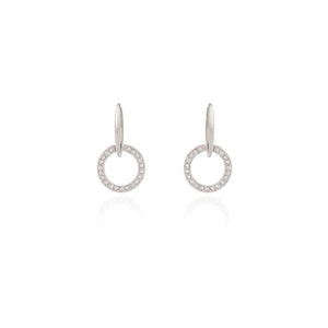 Lara Drop Silver Earrings