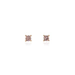 Load image into Gallery viewer, Laine 6mm Vintage Rose Gold Earrings
