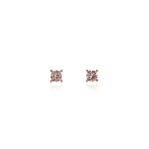 Laine 6mm Vintage Rose Gold Earrings