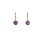 Load image into Gallery viewer, Ebba Silver Tanzanite Earrings
