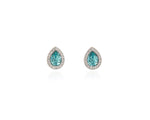 Load image into Gallery viewer, Talma Silver Turquoise Earrings
