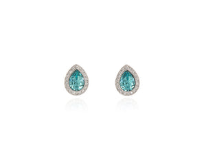 Talma Silver Turquoise Earrings