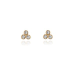 Load image into Gallery viewer, Trinity Gold Earrings
