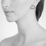 Load image into Gallery viewer, Elan Pearl Silver Clip On Earrings
