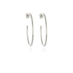 Load image into Gallery viewer, Palila Silver Hoop Earrings
