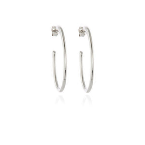 Palila Silver Hoop Earrings