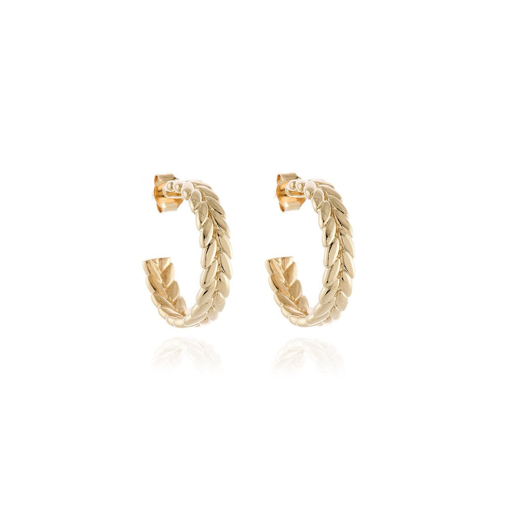 Oletta Gold Hoop Earrings