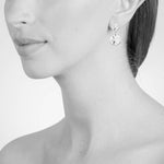 Load image into Gallery viewer, Cachet Haven Drop Earrings Rhodium Plated
