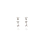 Load image into Gallery viewer, Cachet Starla Drop Earrings Platinum Plated
