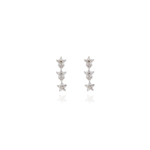 Cachet Starla Drop Earrings Platinum Plated