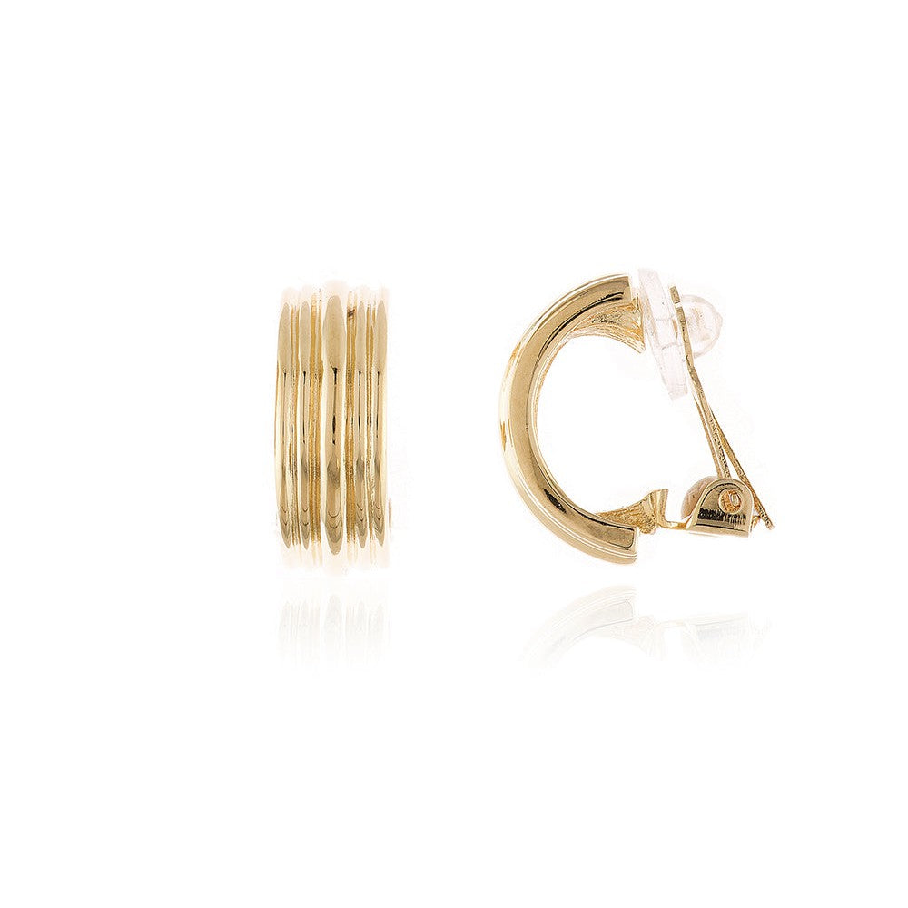 Callen Gold Clip On Earrings