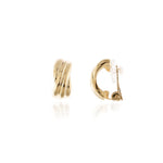 Load image into Gallery viewer, Cachet Meadow Elegant Earrings Plated in 18ct Gold
