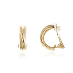 Load image into Gallery viewer, Panola Gold Clip On Earrings
