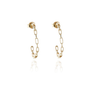 Raja Gold Hoop Earrings