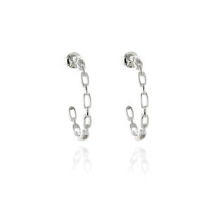 Raja Silver Hoop Earrings