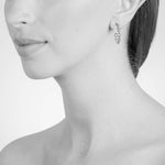 Load image into Gallery viewer, Oleta Silver Hoop Earrings
