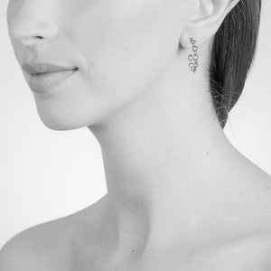 Oleta Silver Hoop Earrings