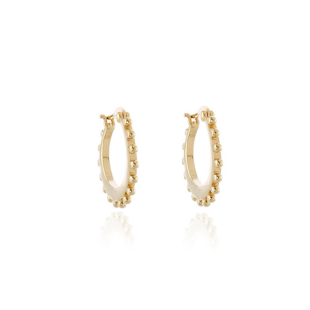 Beba Gold Hoop Earrings