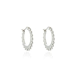 Load image into Gallery viewer, Beba Silver Hoop Earrings
