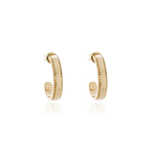 Keanu Gold Hoop Earrings