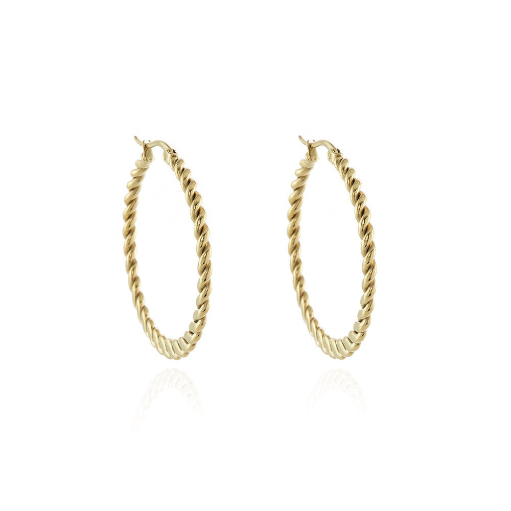 Abital Gold Hoop Earrings