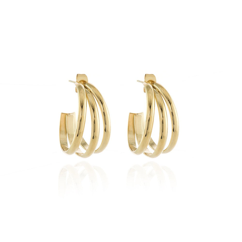 Gabby Gold Hoop Earrings