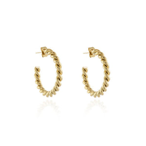 Melia Gold Hoop Earrings