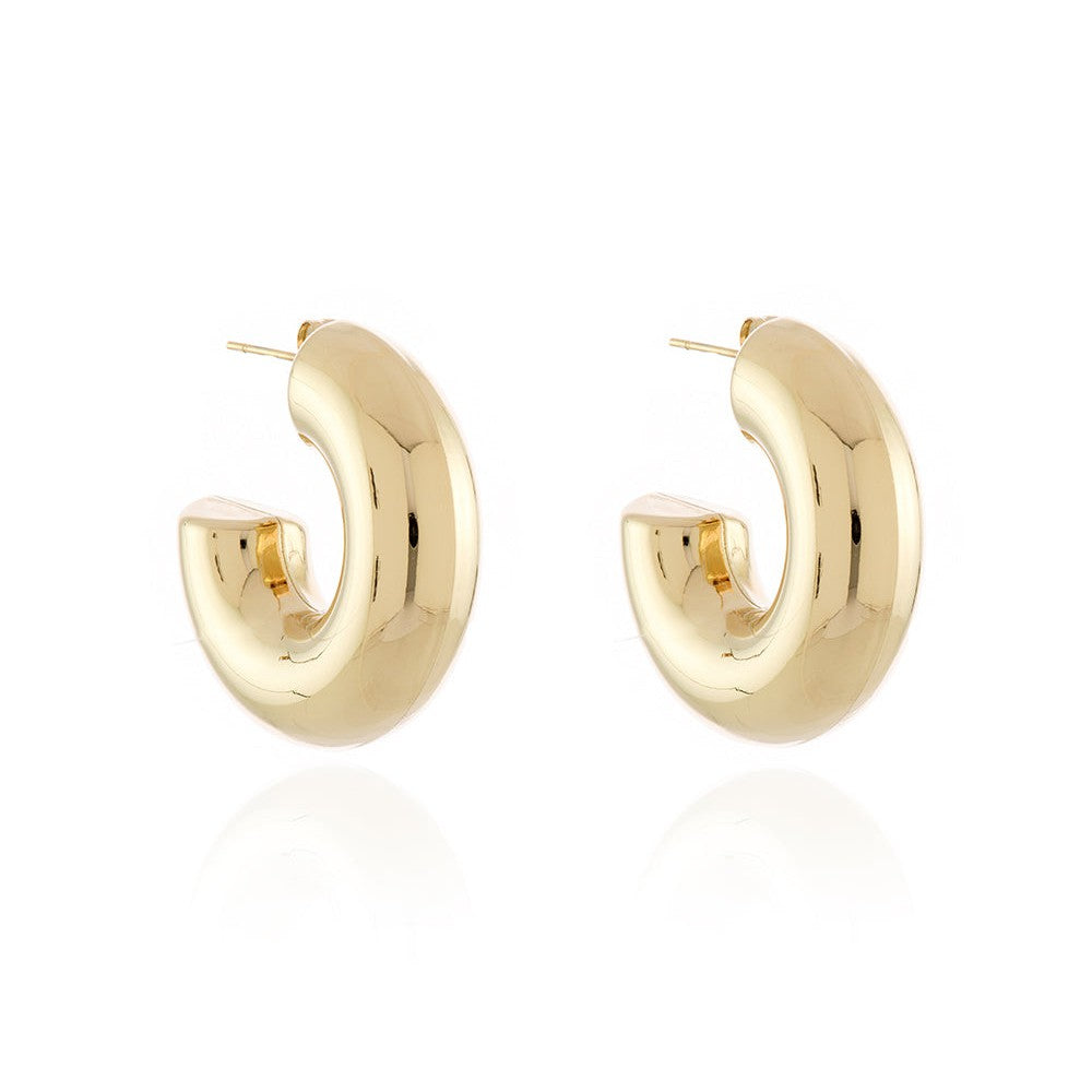 Deliz Gold Hoop Earrings