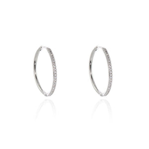 Vice Silver Hoop Earrings