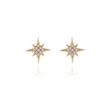 Load image into Gallery viewer, North Star Gold Earrings
