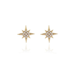 North Star Gold Earrings