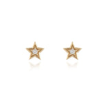 Load image into Gallery viewer, Luna Star Gold Earrings
