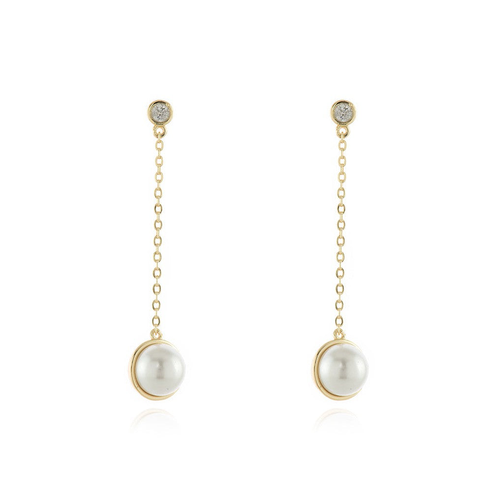 Paris Gold Drop Earrings