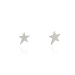 Load image into Gallery viewer, Satu Star Silver Earrings
