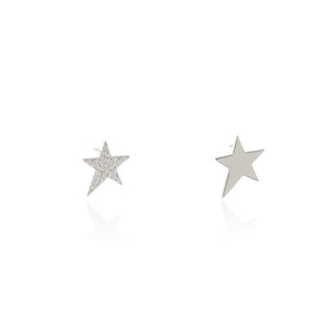 Satu Star Silver Earrings