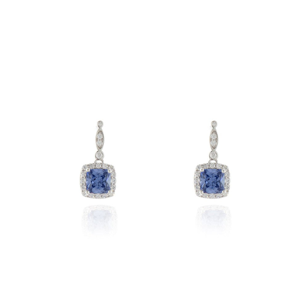 Tanis Silver Tanzanite Earrings