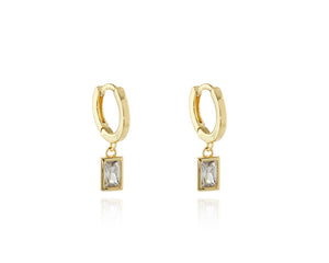 Rosala Gold Huggie Earrings