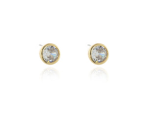 Hatsu 8mm Gold Earrings