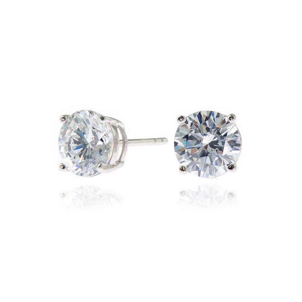 Lana 8mm Sterling Silver Earrings