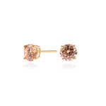 Load image into Gallery viewer, Lana 6mm Sterling Silver Champagne Earrings
