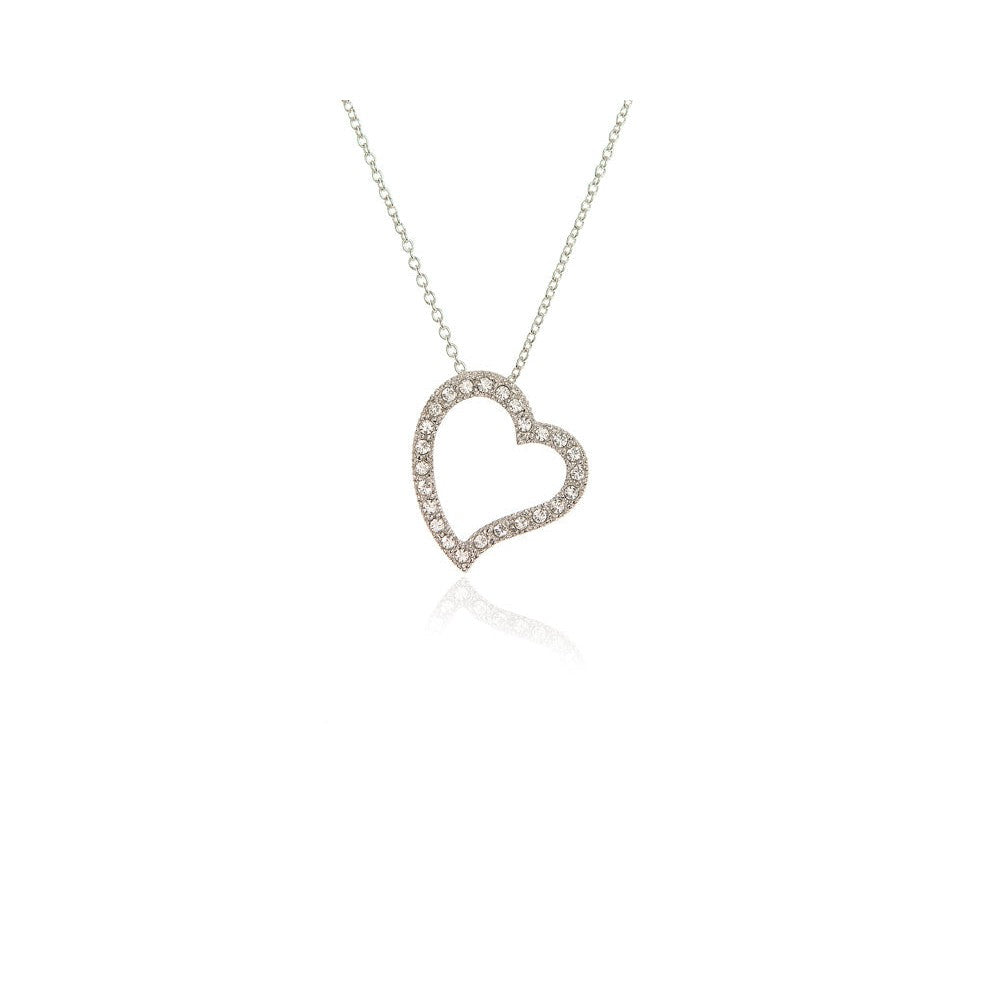 Hebe Silver Heart Pendant