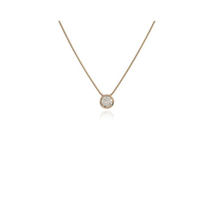 Solitaire Gold Pendant