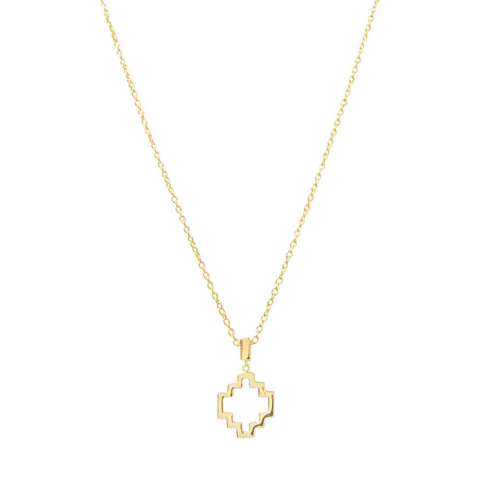 Jewel Tree London Baori One Silhouette Pendant Gold