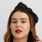 Load image into Gallery viewer, QueenMee Fascinator Bow Headband
