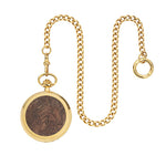 Load image into Gallery viewer, Waidzeit Franz Rudolf Skeleton pocket watch gold
