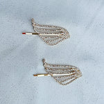 Load image into Gallery viewer, QueenMee Gold Hair Slides Set Art Deco - As Seen in Hello!
